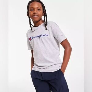 Champion - Big Boys Signature Logo T-Shirt